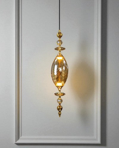 Regal Prism Pendant Light - Smoke